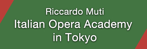 Riccardo Muti Italian Opera Academy in Tokyo